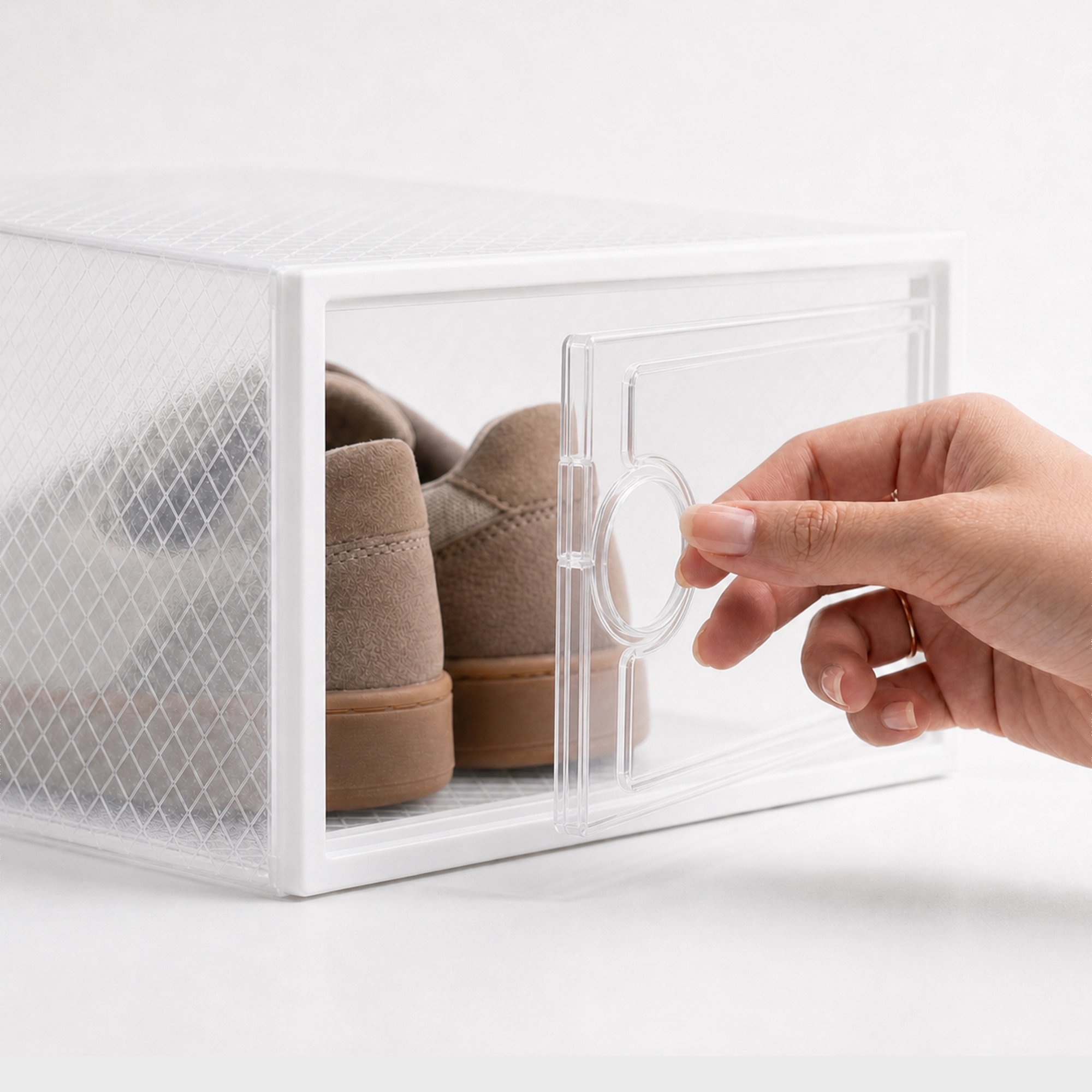 SoleGuard Stackable Clear Sneaker Storage Box